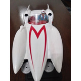 Mach 5 30cm+speed Racer Som Motor Acende Faróis+base+troféu