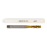 Macho Máquina Aço Rápido Hss 5 16 Rosca Grossa Helicoidal