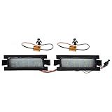 MACHSWON Substituição Do Conjunto Da Lâmpada Da Etiqueta Do Para Choque Traseiro 2011 2019 Compatível Com Hyundai I30 Luz Branca De Lente Transparente 18 LEDs Luz Da Placa De Licença