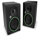 Mackie CR4 5 Monitores De Estúdio Alimentados Por Referência Criativa De 11 4 Cm Com Botão De Tom E Interruptor De Localização Alto Falantes Ativos Para Produção De Música Computador De Mesa 