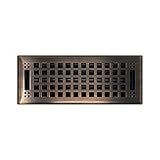 Madelyn Carter Tampas De Ventilação De Bronze Polido A óleo Artisan -aço- 10 X 30 Cm -14 Cm X 34 Cm Face-