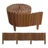 Madetop 7 Metros Cercado Para Jardim Limitador De Grama