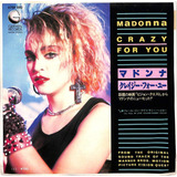 Madonna Crazy For You 45 Rpm Japonês Compacto 7