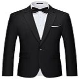 MAGE MALE Terno De Modelagem Justa Masculino Blazer Calça E Colete Lapel 1 Preto XX Large
