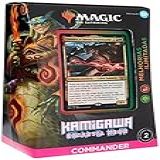 Magic The Gathering Deck De Commander De Kamigawa Dinastia Neon Melhorias Liberadas Vermelho E Verde 