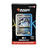 Magic The Gathering Deck Inicial De Commander Voo Inaugural Branco E Azul Português