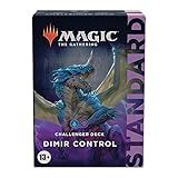 Magic The Gathering Standard Challenger Deck 2022 Dimir Control Azul E Preto Produto Em Inglês Multicolor