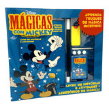 Magicas Com Mickey Aprenda Truques De Mágica Incríveis Livro De História E Atividades Acessórios De Mágica Editora Dcl