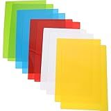 MAGICLULU 10 Pcs Guias De Receitas Divisores De Cartão Flash Cartões De Aprendizagem Cartões De Palavras Pequenas Bloco De Anotações Fichas Em Branco Cartões De Receita Pvc Engrossar Notas