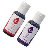 MAGICLULU 4 Unidades 2 Coloração Para Decoração De Manteiga Doce De Açúcar Corante Comestível Coloração De Bolo Corante Alimentício De Uso Diário Portátil Acessórios Creme Plástico
