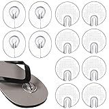 MAGICLULU Palmilhas 6 Pares Protetores De Dedo Do Pé Almofada Flip Flop Para Dedos Almofadas Metatarsais Protetor De Dedo Flip Flop Almofadas Transparentes Não Correia Almofada Protetora