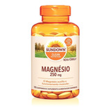 Magnésio 250mg 100 Cápsulas Magnesium Sundown Naturals