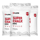 Magnésio Kit Dose Tripla 3 Unidades Do Super Chalk 500g