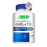 Magnesio Quelato 500mg 100- Puro Maxima Absorção 120 Cáps Ecomev 2 Meses