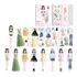 Magnética Vestir Princesas Kids Brinquedo Montessori Fashion