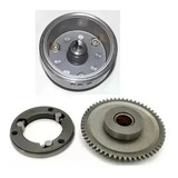 Magneto Com Placa C Engrenagem D Partida Kasinski Mirage 150