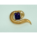 Magnifico Broche Em Ouro