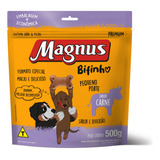 Magnus Bifinho Petisco Cães Pequeno Porte Sabor Carne 500g