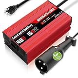 Magula Carregador De Bateria De Carrinho De Golfe De 48 Volts E 15 Amp Para Carro De Clube Ds E Precedente Com Carga Lenta Carga Completa De 4 6 Horas Apenas 5 Libras Substitua O Carregador De Car