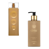 Mahogany Make Me Fever Gold Kit Perfume 100ml Hidratante 300ml