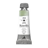 Maimeri Tinta Aquarela Blu 12 Ml De Pigmento único - Sap Green PG17 Tinta Aquarela Profissional - Tubo De Tinta Aquarela Transparente E Resistente à Luz Para Artistas