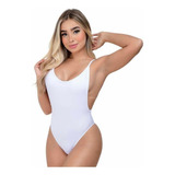 Maiô Body Feminina Praia Costa Nua Com Bojo Cavado Alça Fina