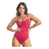 Maiô Body Meia Taça Liso Modelador Com Bojo Orla Da Praia