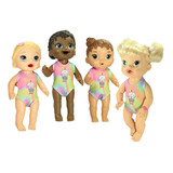 Maiô De Banho De Boneca Baby Alive Tie dye Tam P 30 34cm