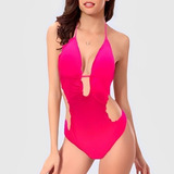 Maiô Engana Mamãe Body Ripple Empina Bumbum Decote Bojo