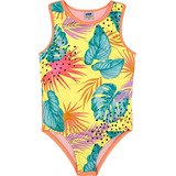 Maio Estampado Laranja Neon