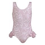 Maiô Infantil Estampado Rosé UV50 Anticloro Traje De Banho She By Mash Meninas Rosé 6