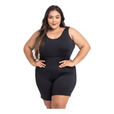 Maio Macaquinho Plus Size Hidroginástica E Natação Promoção 