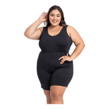 Maio Macaquinho Plus Size Hidroginástica E Natação Promoção 