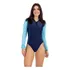 Maiô Manga Longa Com Ziper Luvinha Surf Natação Esportes