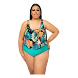 Maio Plus Size Conjunto