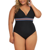 Maiô Plus Size Modelador Banho De