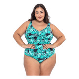 Maiô Reforçado Senhora Plus Size Frente Única Promoção 