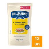 Maionese Hellmanns 700g Embalagem Com 12 Unidades