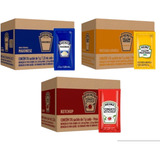 Maionese Mostarda Ketchup Kit Heinz Sache