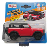 Maisto Power Racer 1 43 2021 Ford Bronco Wildtrak Vermelho