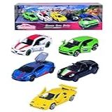 MAJORETTE GIFTPACK COM 5 CARRINHOS SERIE CARS ITALY
