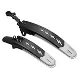 MAKELEN Conjunto De Para Lamas De Bicicleta Dianteiro E Traseiro 2 Peças Capa Completa Universal Engrossar Alargada Bicicleta Ajustável Para Lama Protetor De Lama Para MTB Road Bike Mountain Bike