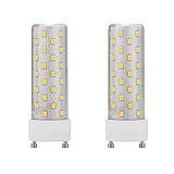 Makergroup Lâmpada De LED GU24 Alto Brilho Para Lâmpada De Ventilador De Teto Luz De Banheiro Iluminação De Pista 120 VAC Branco Frio 6000K 10W 2 Peças Não Regulável 