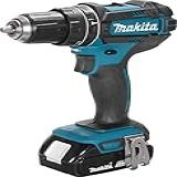 MAKITA PARAFUSADEIRA E FURADEIRA DHP482RAE COM IMPACTO 1 2 À BATERIA ÍON LÍTIO 18V BIVOLT COM 2 BATERIAS 1 CARREGADOR E MALETA