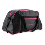 Mala Bolsa Masculina Feminina Esportiva Academia Viagem Boa Cor Preto Rosa G