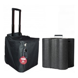 Mala Com Rodinha Case 6 Garrafas Anti Ipmacto Transbottle