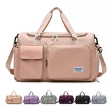Mala De Mão Bolsa Feminina Masculina Academia Viagem Lorben Cor Salmão