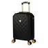 Mala De Viagem Bordo P 10kg Abs Rígida Giro 360º Luxo Yins Cor Preto