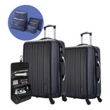 Mala De Viagem Rodinha 360 Removiveis Frasqueira De Mao Kit