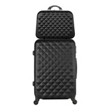 Mala E Necessaire Frasqueira Para Viagem Kit 2 Peças Média